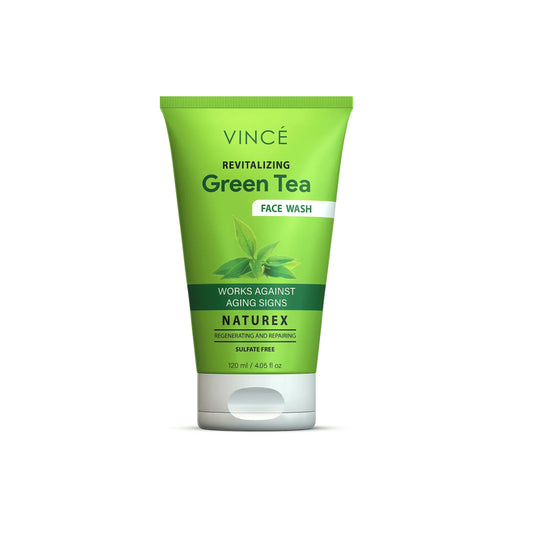 Vince Revitalizing Green Tea Face Wash - 120ml | Premium Skincare & Beauty Products in Pakistan