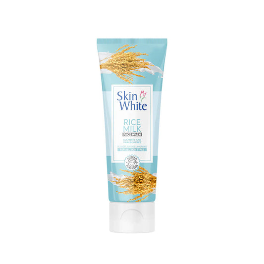 Skin White Rice Milk Face wash (Sulphate & Paraben Free) | Premium Skincare & Beauty Products in Pakistan