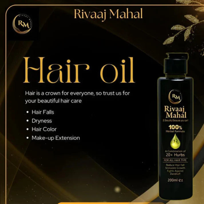 Rivaaj Mahal 20+ Herb Hair Oil - 200ml