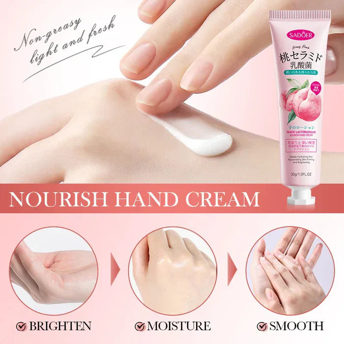 SADOER Peach Lactobacillus Hand Cream - 30gm