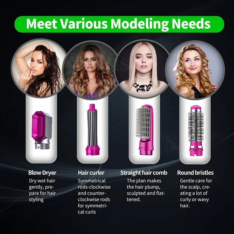 5 in 1 Hot Hair Dryer With Free Mini Spray - Limited Stock