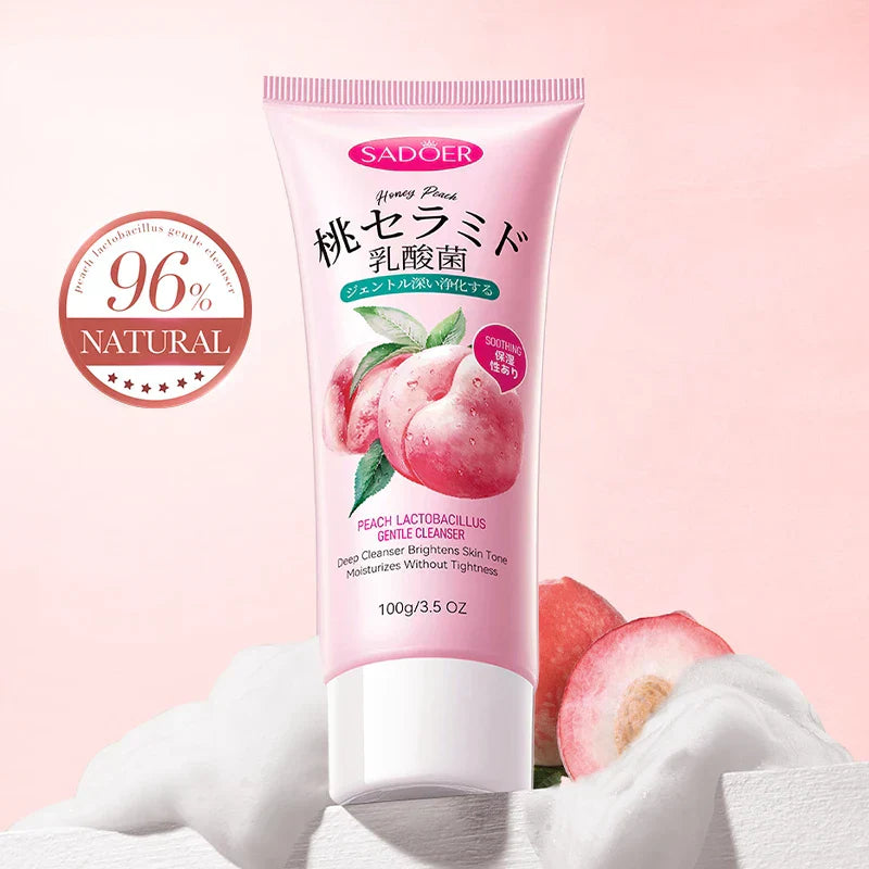 SADOER Organic Fruit Peach Cleanser Oil Control Facial Cleanser - 100gm