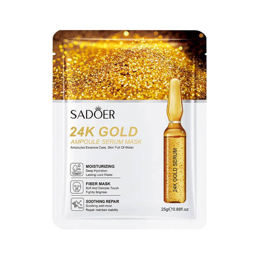 SADOER 24K Gold Ampoule Serum Facial Sheet Mask - 25g | Premium Skincare & Beauty Products in Pakistan