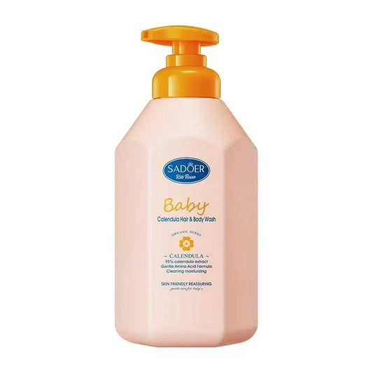 SADOER Baby Calendula Amino Acid Shampoo and Bath Gel -  600ml