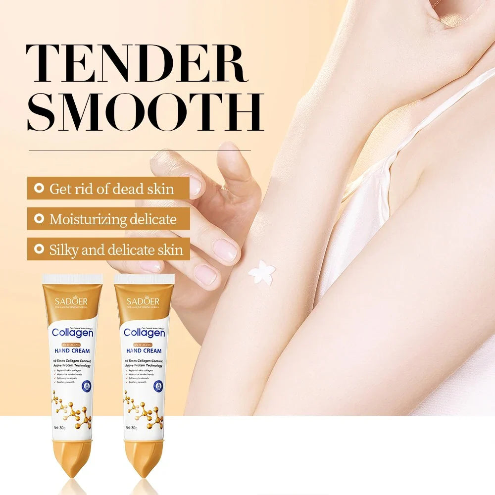 SADOER Collagen Moisturizing Hand Cream - 30g | Premium Skincare & Beauty Products in Pakistan