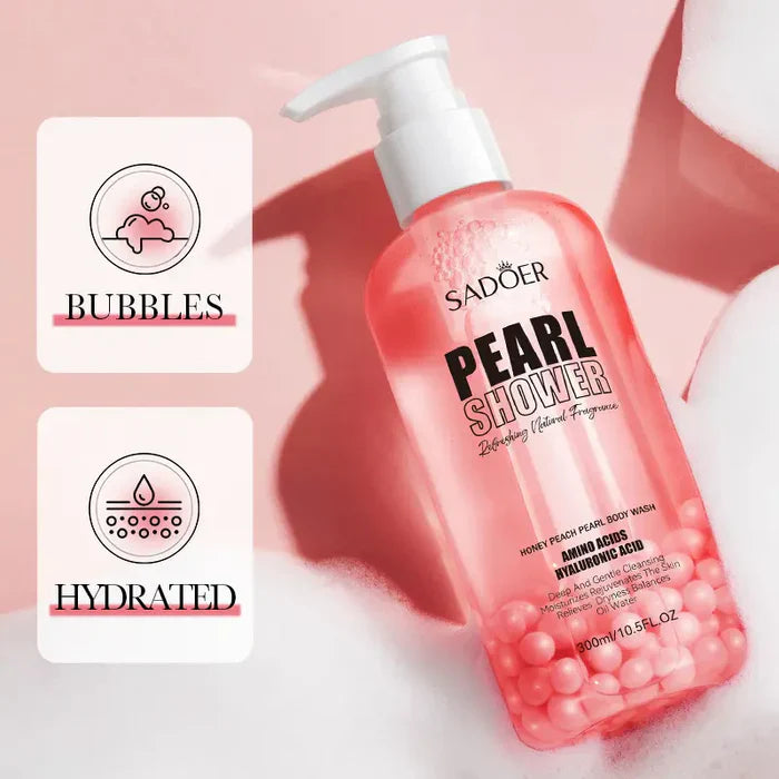 SADOER Honey Peach Pearl Body Wash - 300ml
