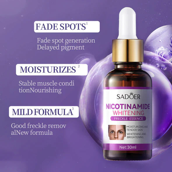 Sadoer Niacinamide Whitening Freckles Serum 30ml | Premium Skincare & Beauty Products in Pakistan