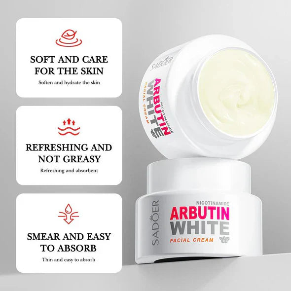 Sadoer Nicotinamide Arbutin White Facial Cream - 50g