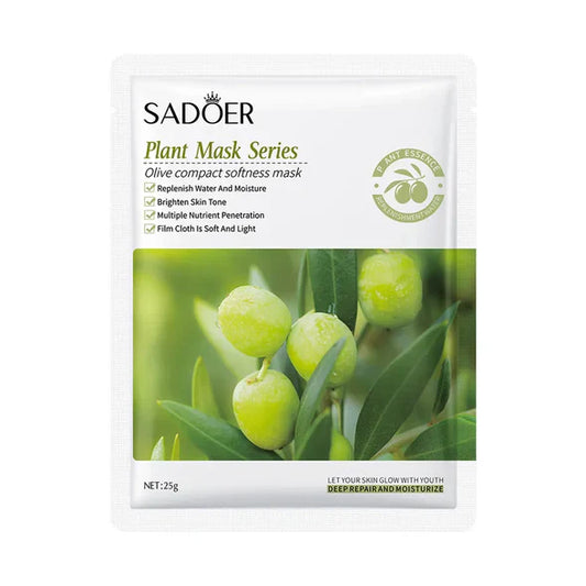 SADOER Olive Softness Face Sheet Mask - 25g | Premium Skincare & Beauty Products in Pakistan