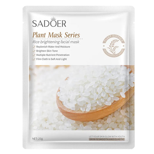SADOER Rice Brightening Face Sheet Mask | Premium Skincare & Beauty Products in Pakistan