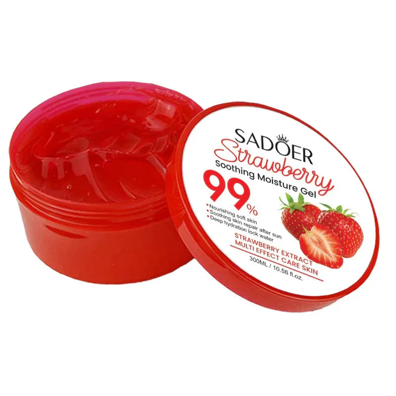 SADOER Strawberry soft skin & soothing Moisture Gel 300ml | Premium Skincare & Beauty Products in Pakistan