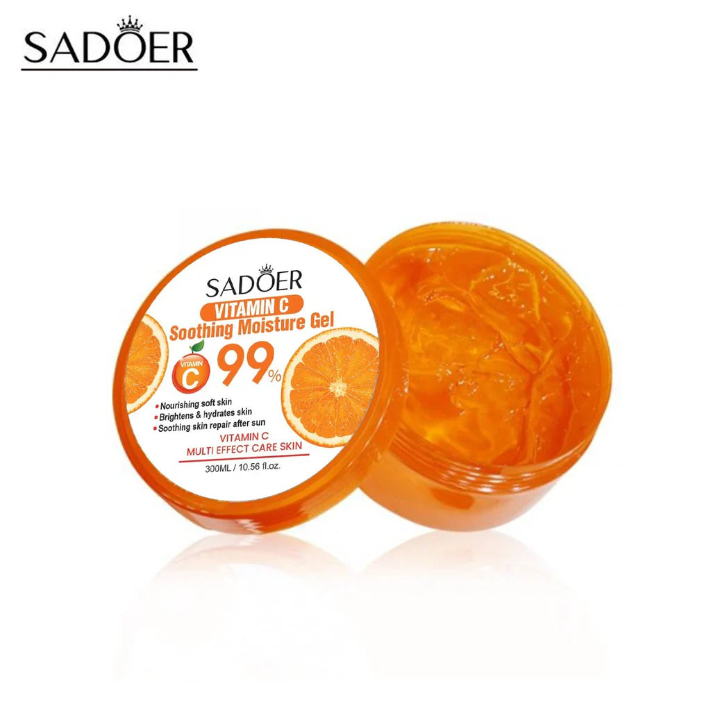 SADOER Vitamin C 99% skin clarifying & brightening soothing Moisture Gel 300ml | Premium Skincare & Beauty Products in Pakistan