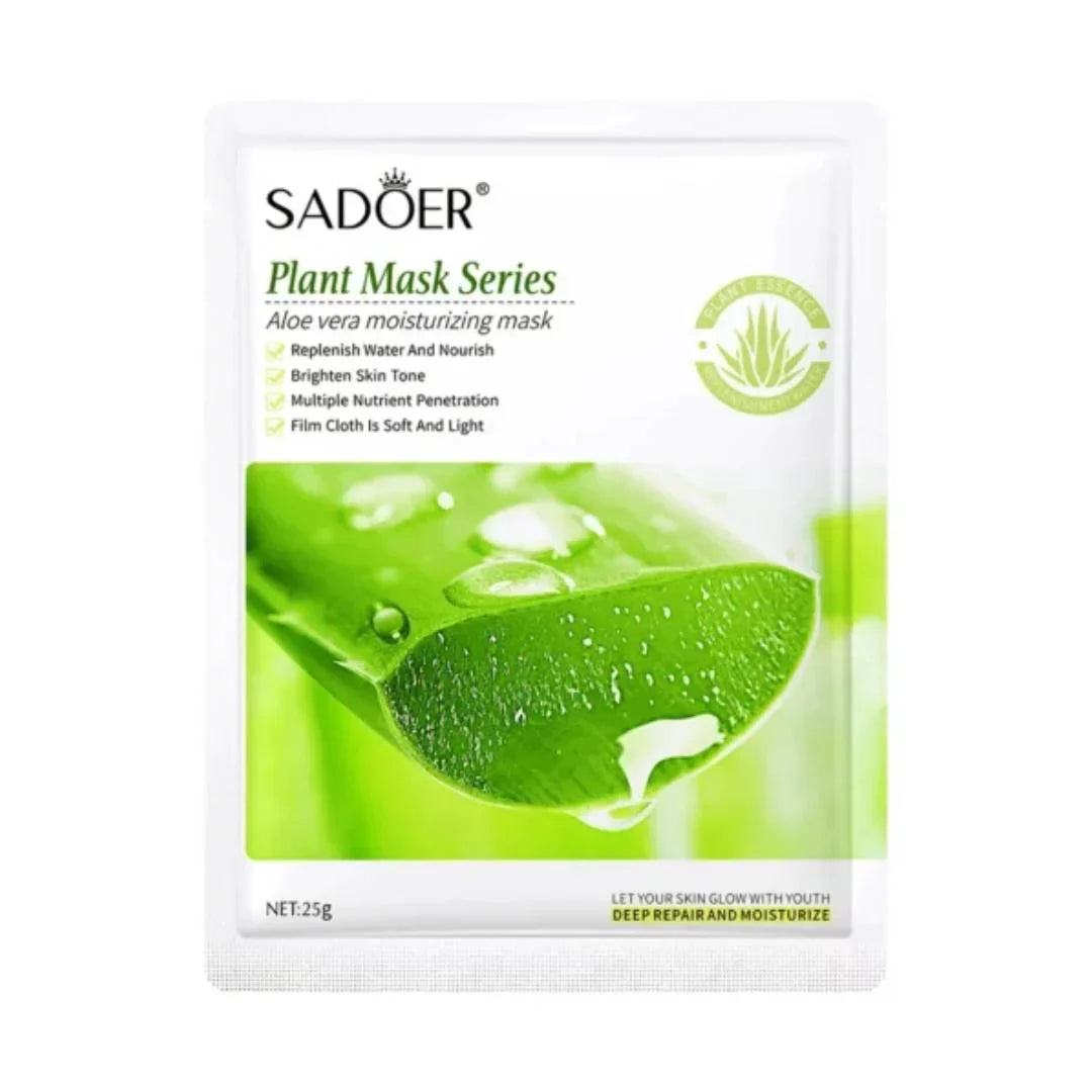 SADOER Aloe Vera Soft Moisturizing Face Sheet Mask - 25g | Premium Skincare & Beauty Products in Pakistan