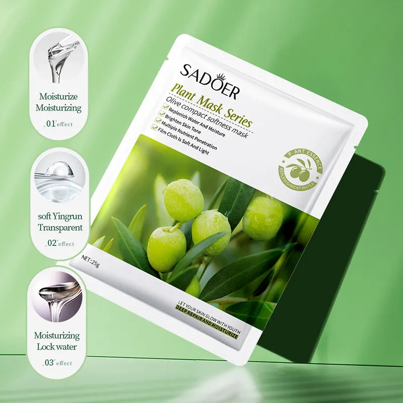 SADOER Olive Softness Face Sheet Mask - 25g | Premium Skincare & Beauty Products in Pakistan