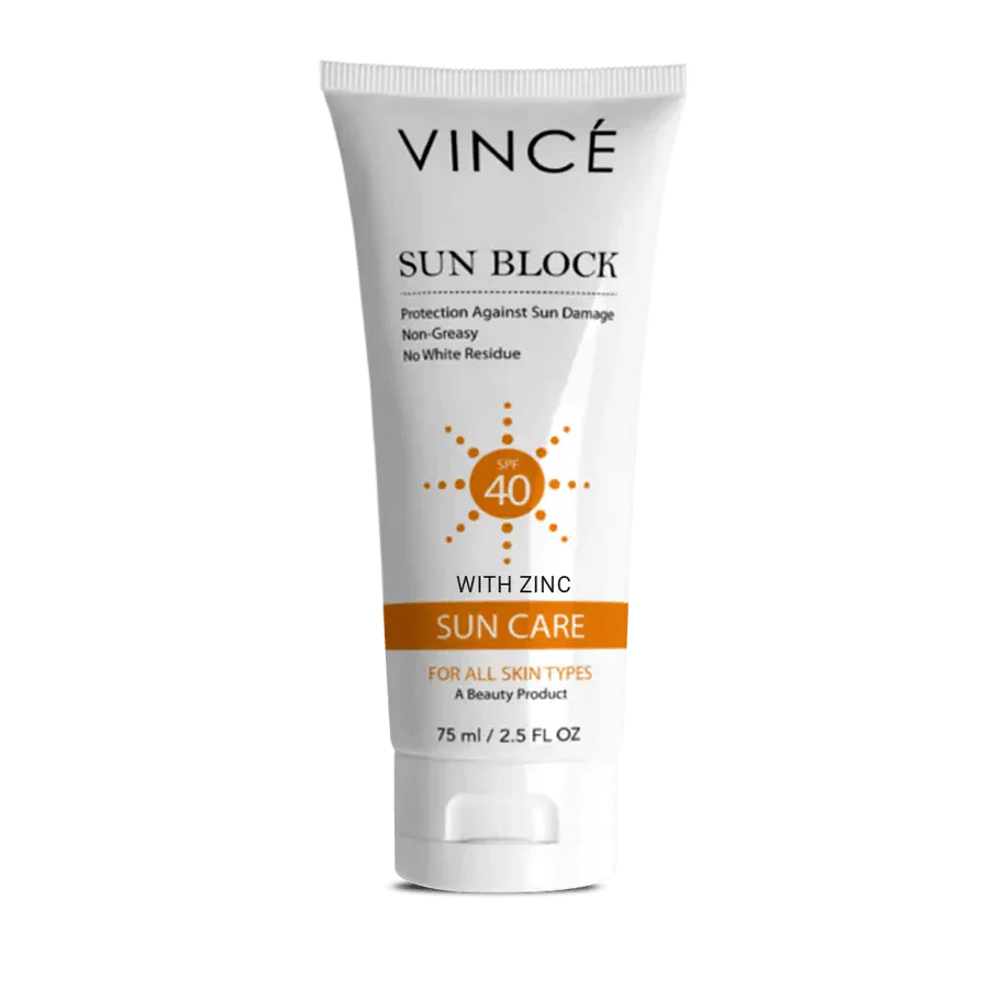 Vince Sunblock SPF 40 - 75ml | Premium Skincare & Beauty Products in Pakistan