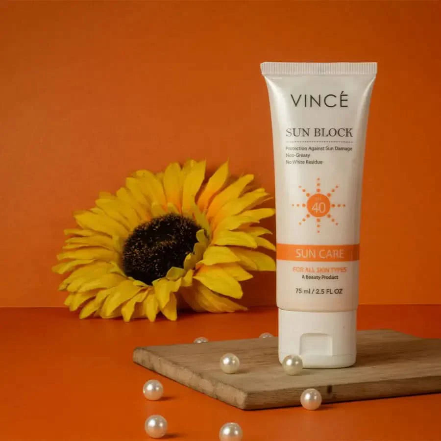 Vince Sunblock SPF 40 - 75ml | Premium Skincare & Beauty Products in Pakistan