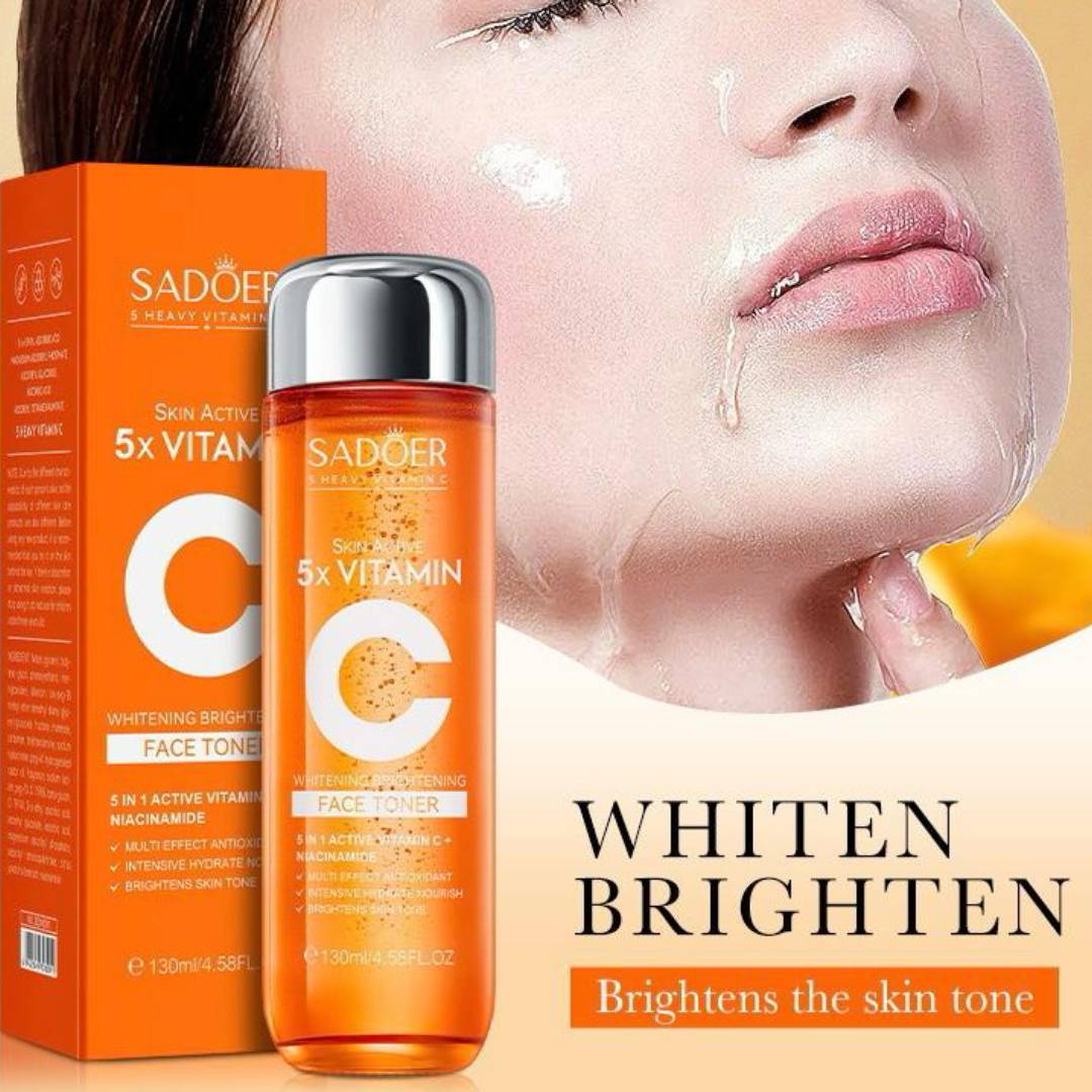 Sadoer 5x Vitamin C Face Toner - 130ml | Premium Skincare & Beauty Products in Pakistan