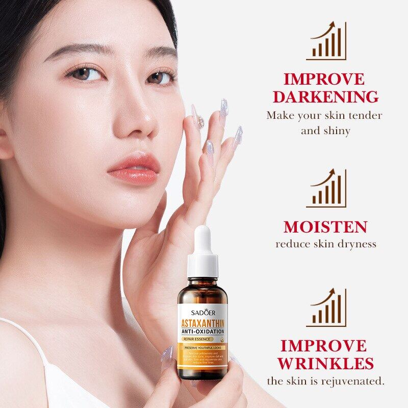 Sadoer Astaxanthin Anti Oxidation Repair Essence Serum - 30ml