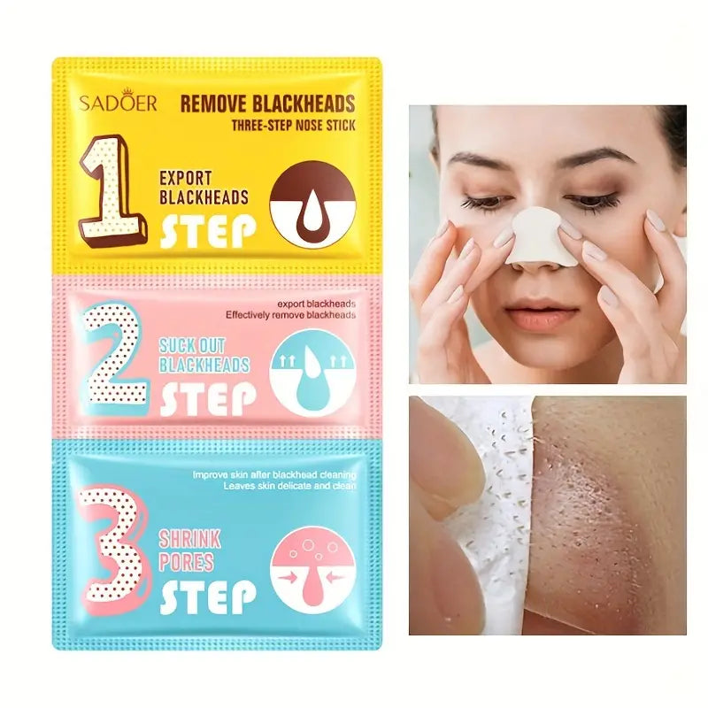 Sadoer Blackheads Remover Three - Step Nose Stick - 7g | Premium Skincare & Beauty Products in Pakistan
