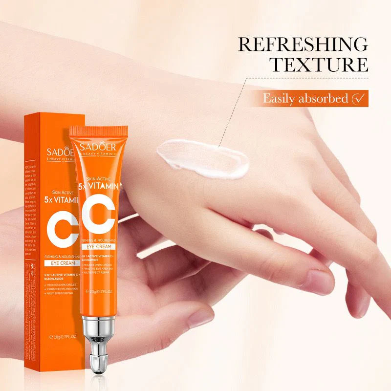 Sadoer Skin Active 5x Vitamin C Firming And Nourishing Eye Cream - 20g