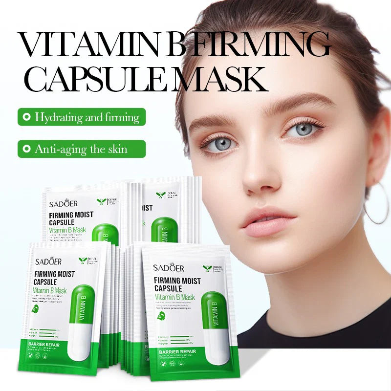 Sadoer Vitamin B Firming Moist Capsule Facial Sheet Mask | Premium Skincare & Beauty Products in Pakistan