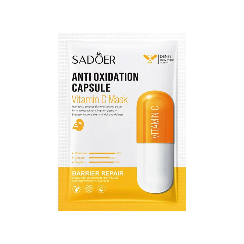 Sadoer Vitamin C Anti Oxidation Capsule Facial Sheet Mask | Premium Skincare & Beauty Products in Pakistan