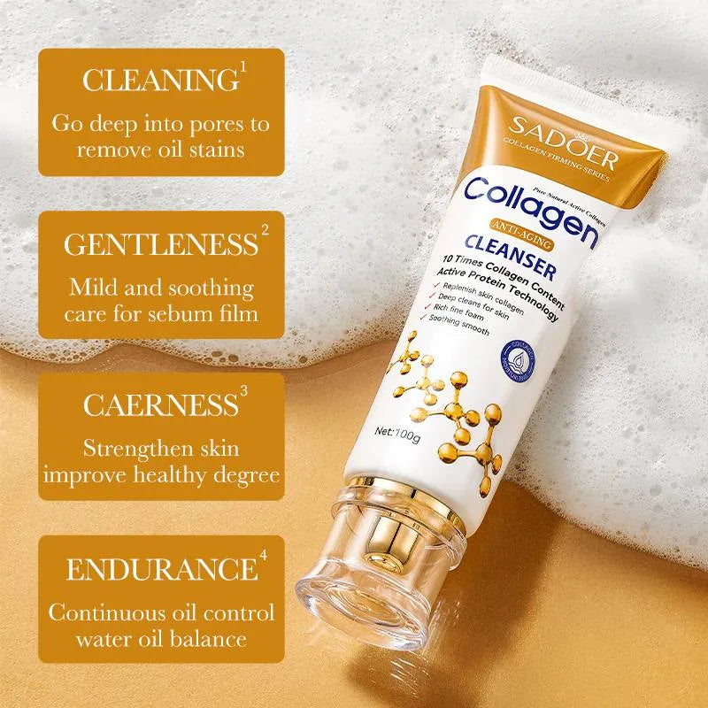 Sadoer Collagen Anti-Aging Face Cleanser - 100g