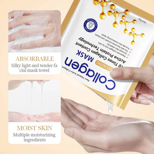 Sadoer Collagen Anti-Aging Moisturizing Facial Sheet | Premium Skincare & Beauty Products in Pakistan