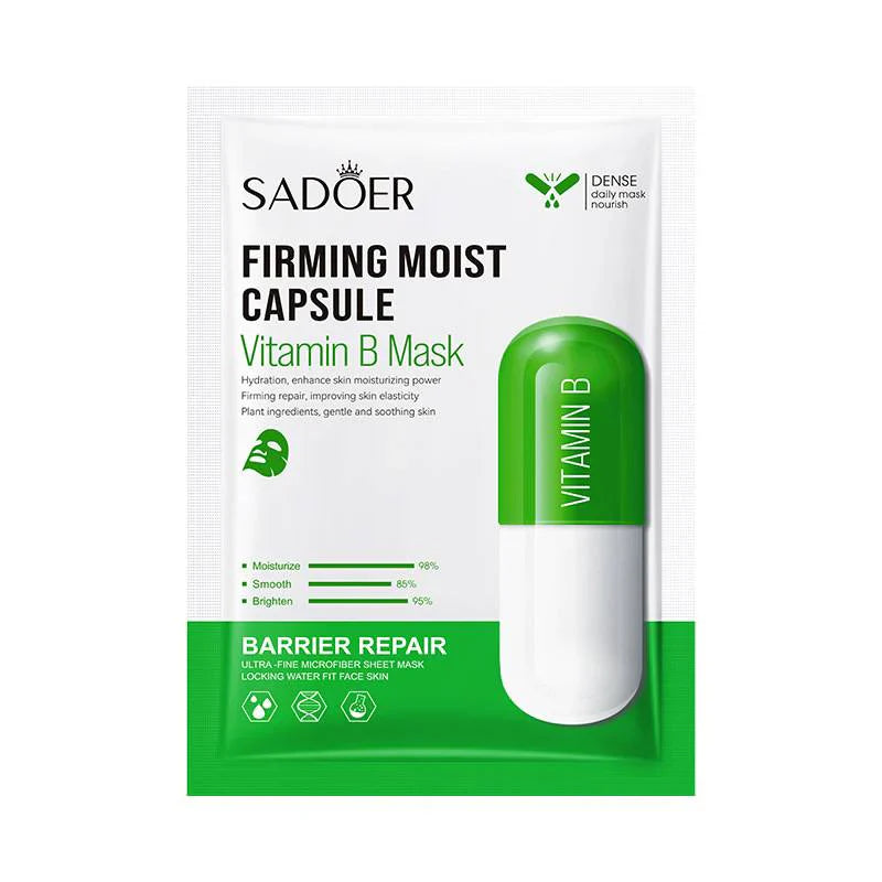 Sadoer Vitamin B Firming Moist Capsule Facial Sheet Mask | Premium Skincare & Beauty Products in Pakistan