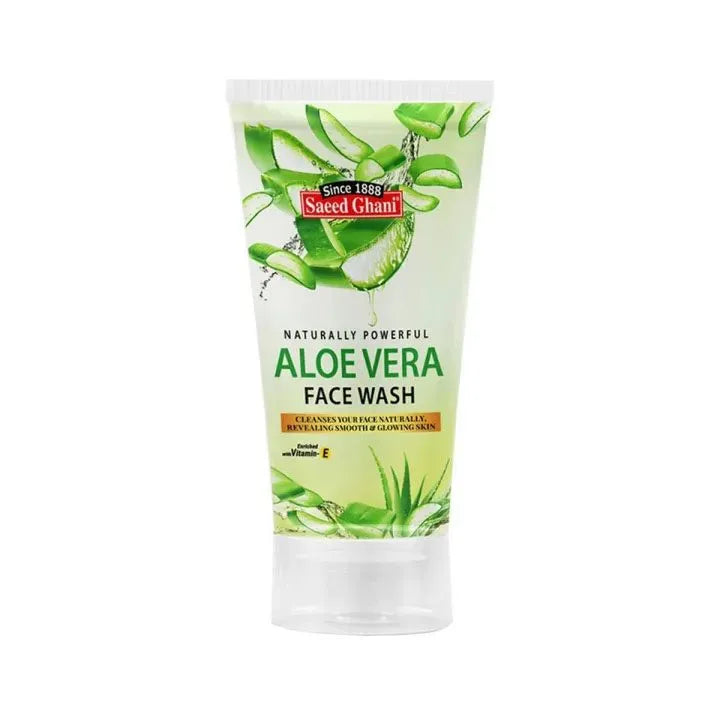 Saeed Ghani Aloe Vera Face Wash - 60ml | Premium Skincare & Beauty Products in Pakistan
