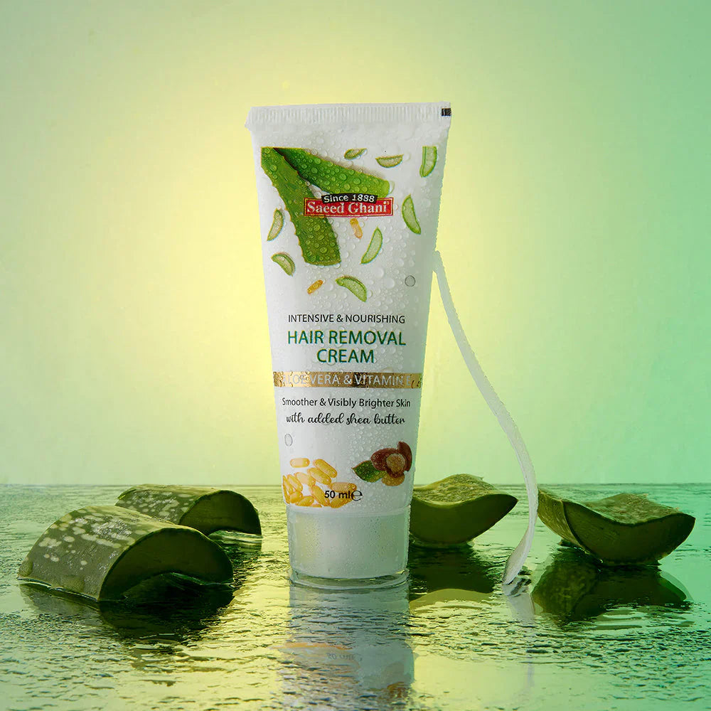 Saeed Ghani - Hair Removal Cream With Aloe Vera & Vitamin E -  50ml