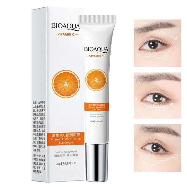 Bioaqua Vitamin C Eye Cream Under Eye Dark Circle Remover | Premium Skincare & Beauty Products in Pakistan