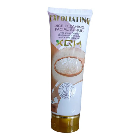 XQM Exfoliating Rice Facial Scrub - 110g | Premium Skincare & Beauty Products in Pakistan