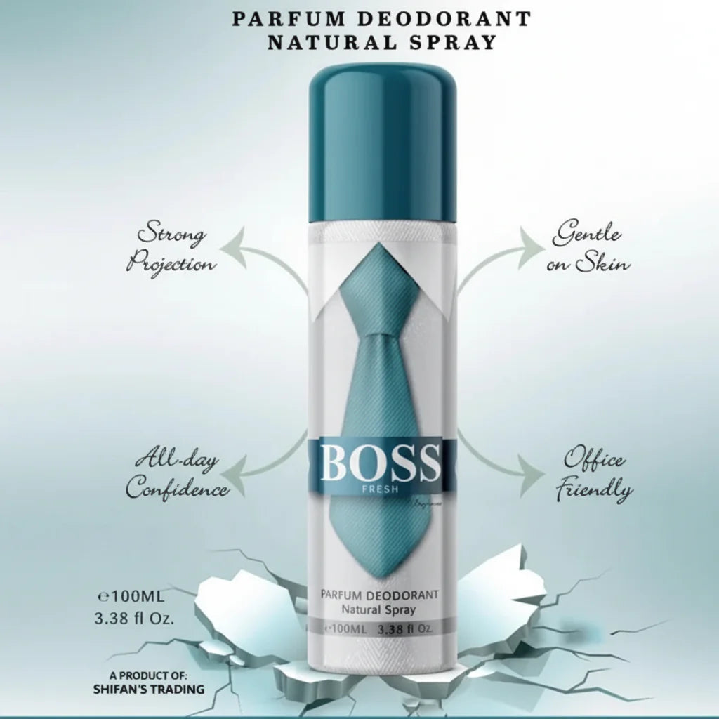 Shifan's Boss Fresh Perfume Deodorant Natural Spray - 100ml