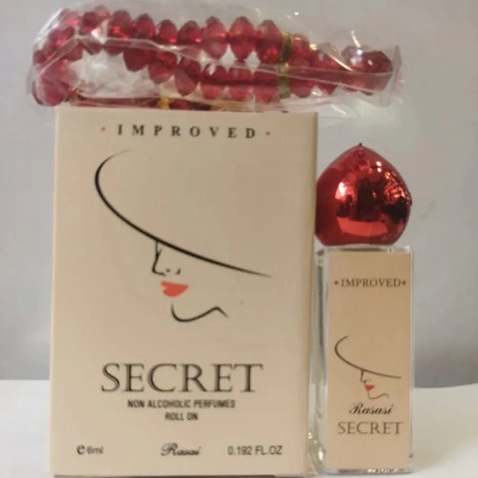 Secret By Rasasi Attar with Tasbeeh - 6ml