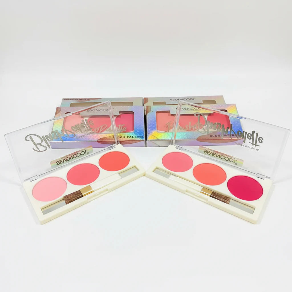 Seven Cool Blusher Palette - 3 Colors