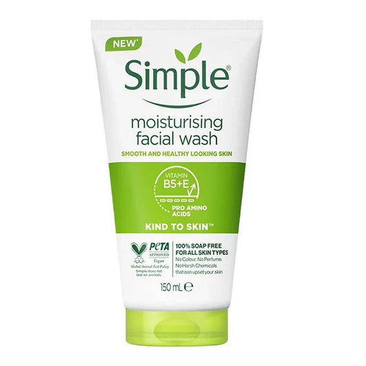 Simple Kind to Skin Moisturising Facial Wash - 150ml | Premium Skincare & Beauty Products in Pakistan