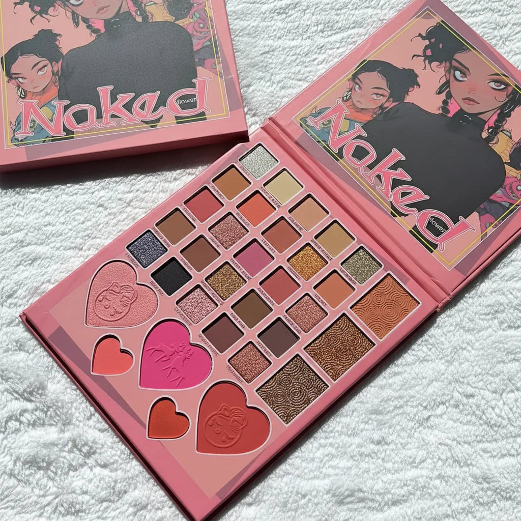 Naked 3in1 Palette - Eyeshadow + Blush + Highlighter