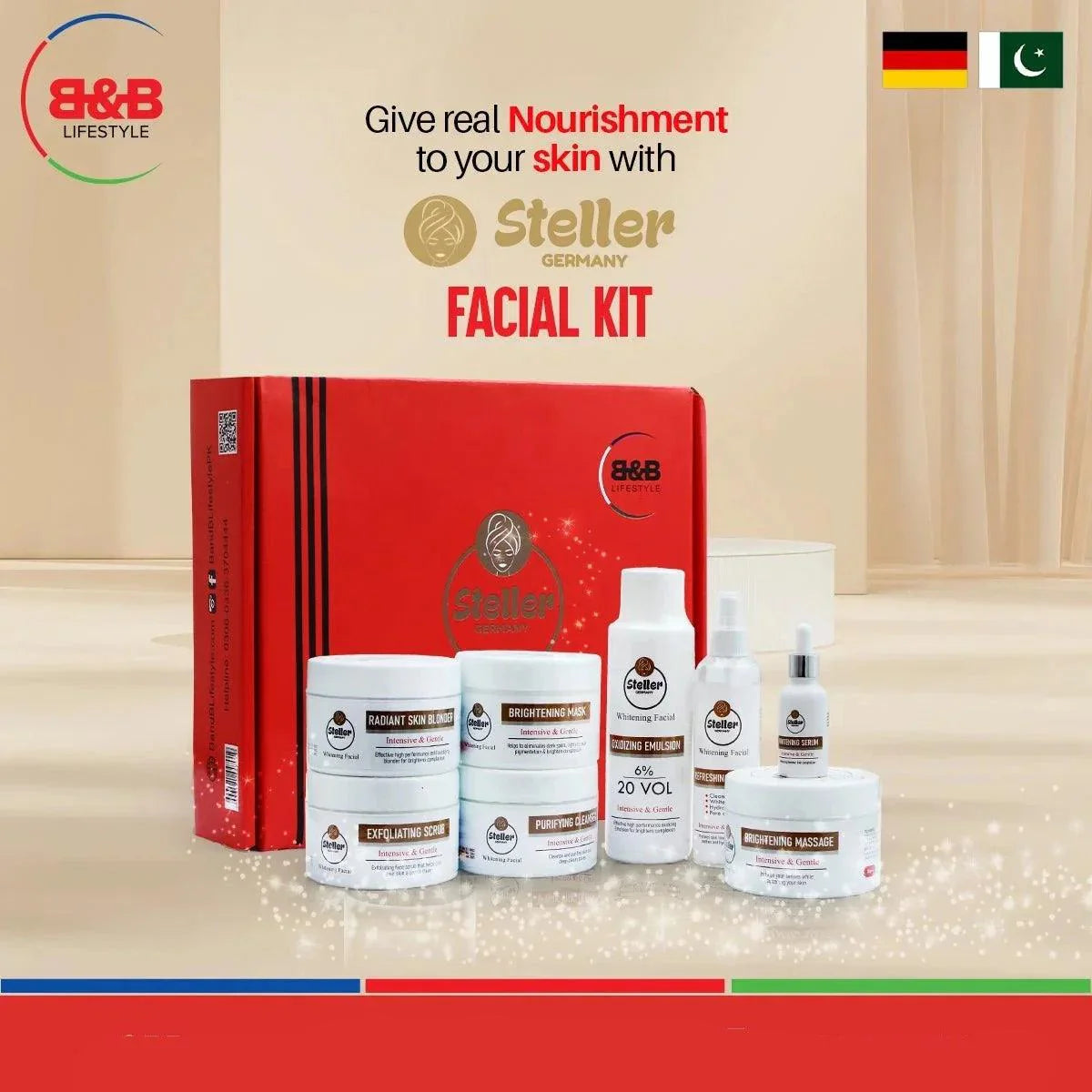 Steller Facial Kit | Premium Skincare & Beauty Products in Pakistan