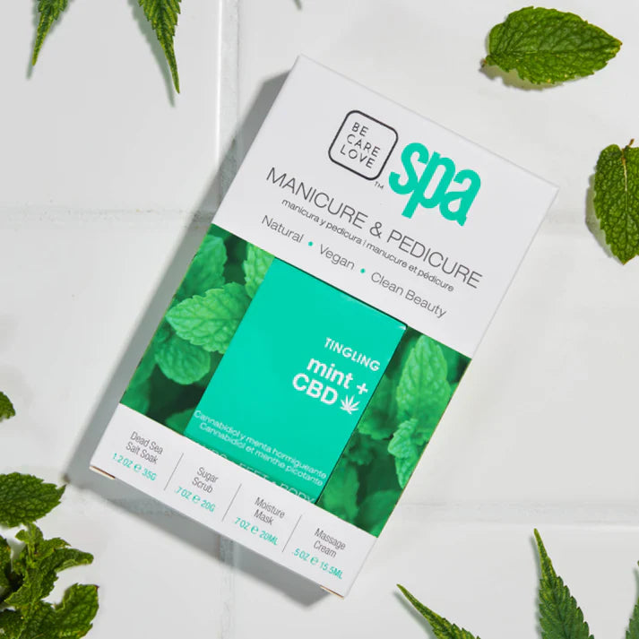 Be Care Love Tingling Mint Spa 4 Pcs Set