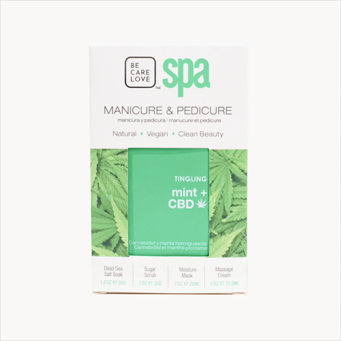 Be Care Love Tingling Mint Spa 4 Pcs Set