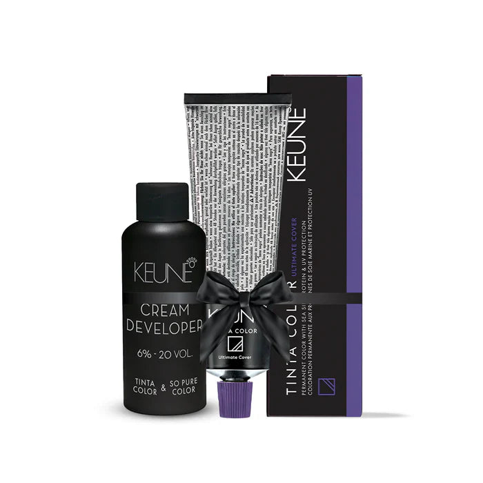 Keune Ultimate Cover DARK BLONDE 6.00 with Keune Developer 20 Volume - 60 ml