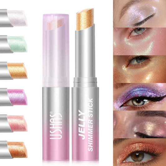 USHAS Jelly Eyeshadow Stick – Long Lasting Metallic Shimmer Eye Color