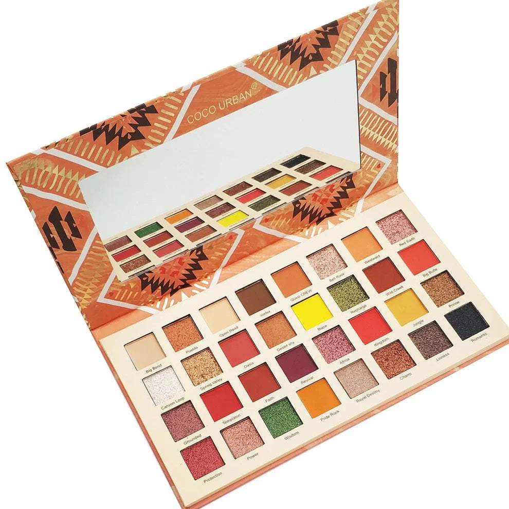 Coco Urban Sandstone Eyeshade Palette -  32 Colors
