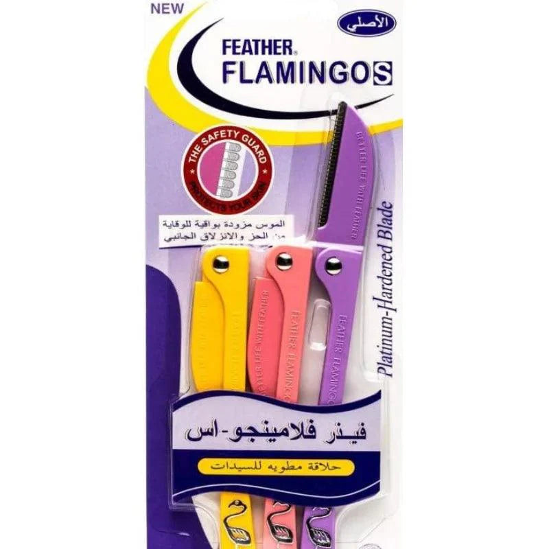 Feather Flamingo For Shaving Facial Body Hair
