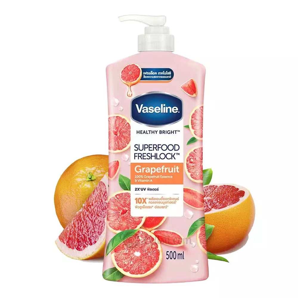 Vaseline Super Food Grapefruit Body Lotion -  500ml