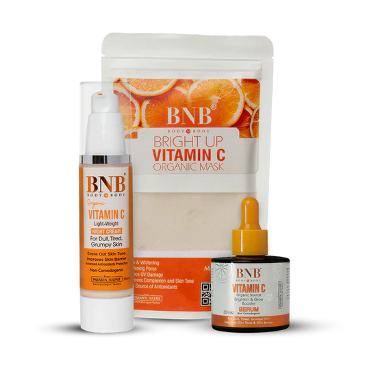 BNB Vitamin C Bundle ( Serum 30ml+ Night Cream 50ml + Mask 120gm )