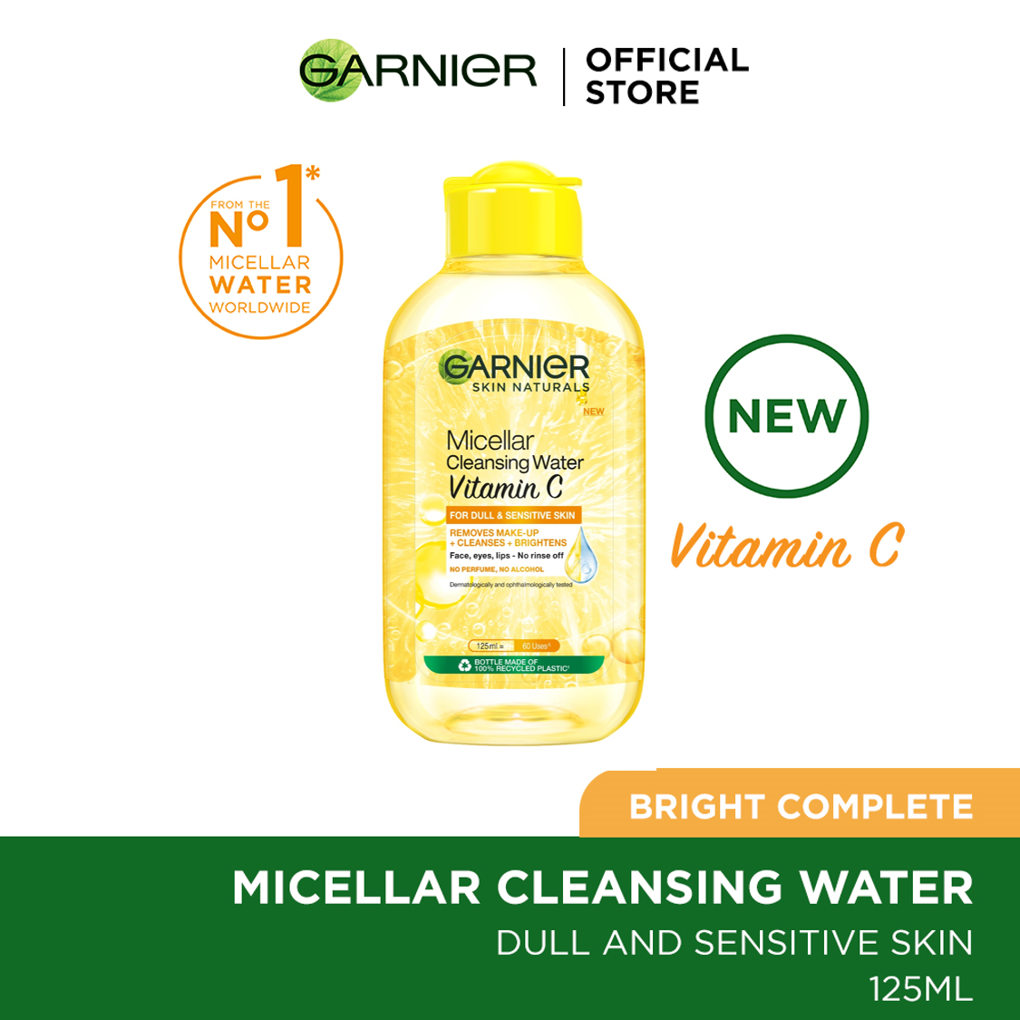 Garnier Vitamin C Cleansing Water - 125ml