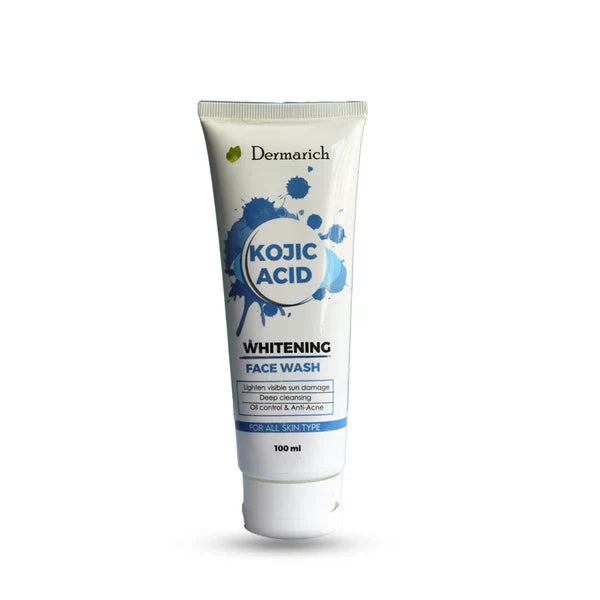 Dermarich Kojic Acid Face Wash for Whitening and Dark Spots -100ml