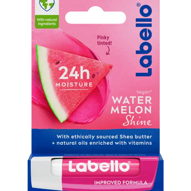 Labello Fruity Shine Watermelon Lip Balm – 4.8g
